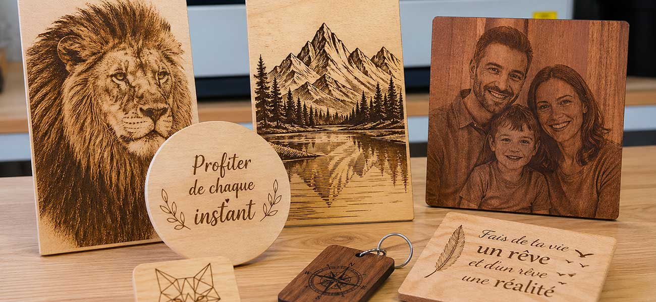 bois pour la gravure laser