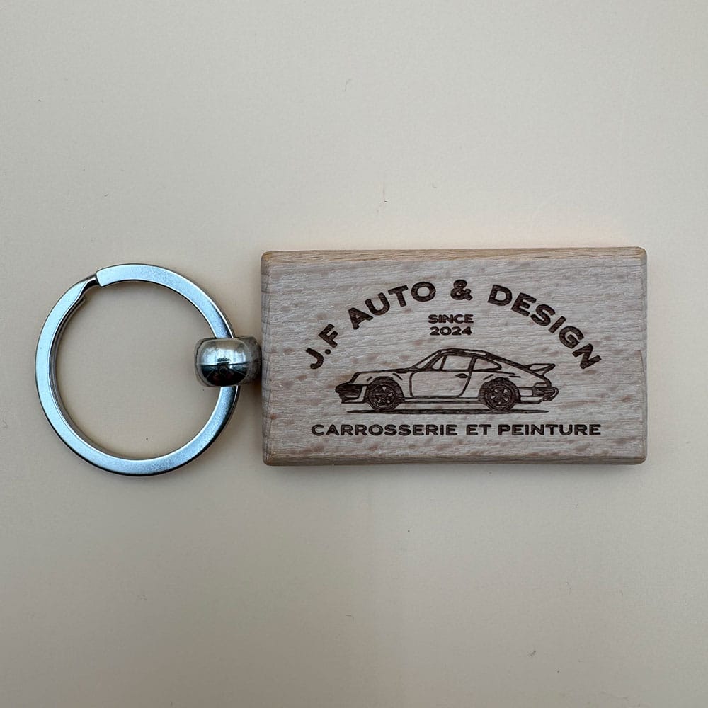 porte-cles-gravure-bois-entreprise porte clés laser entreprise