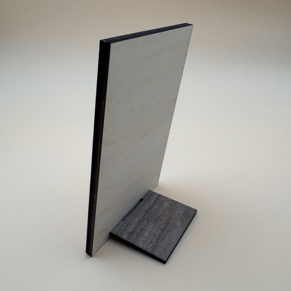 arrière du cadre photo laser sur bois
