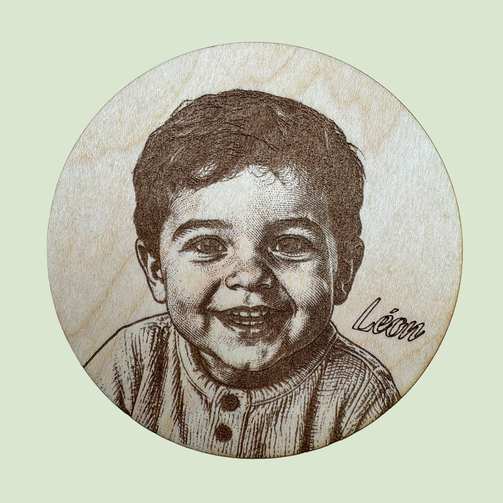 sous verre enfant