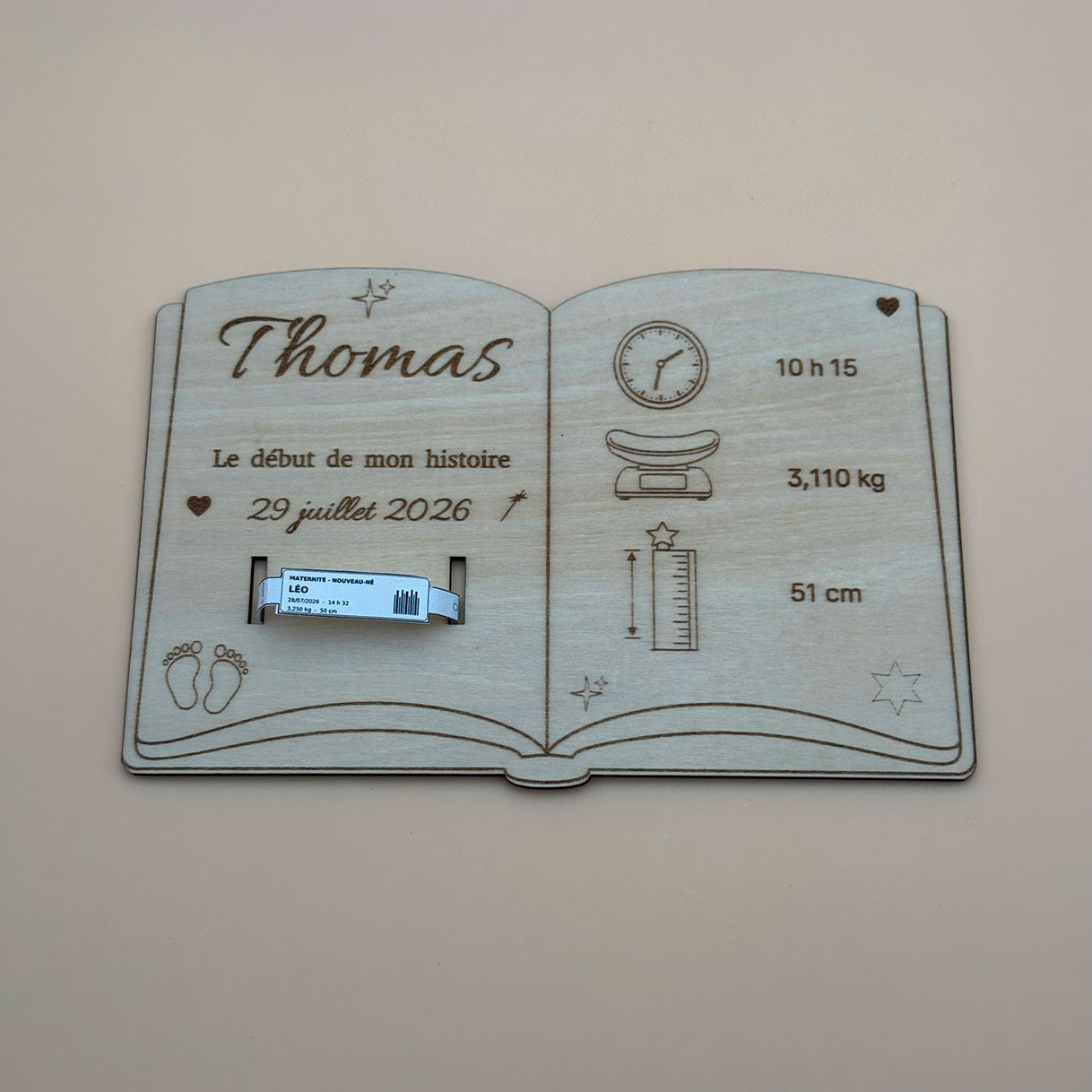 porte-bracelet-de-naissance-livre Porte-bracelet de naissance en livre
