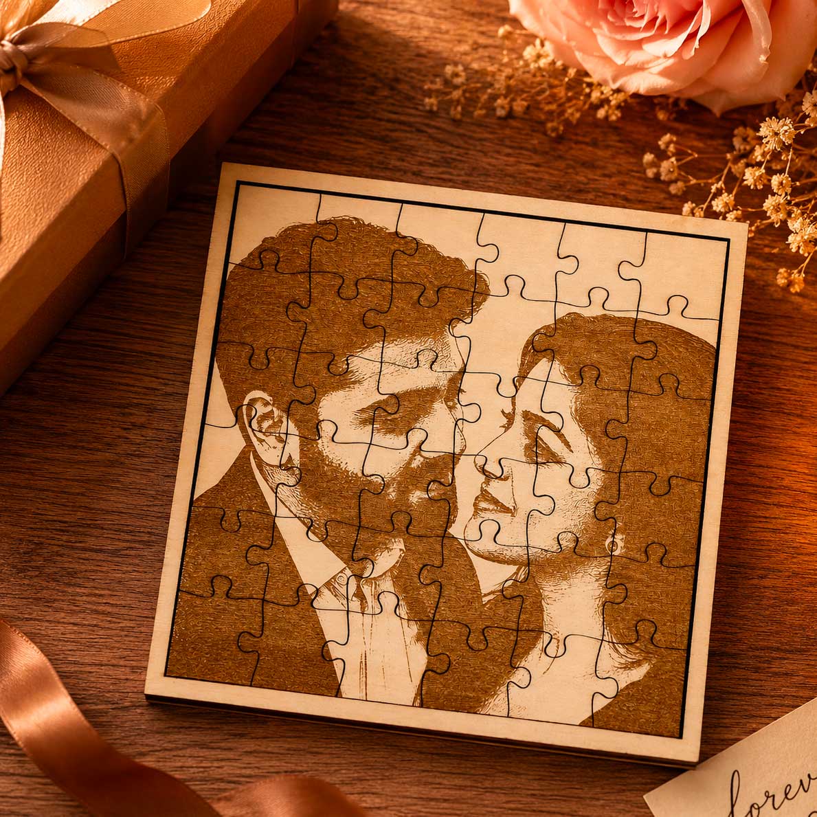 puzzle-en-bois-photo Puzzle en bois avec photo carré