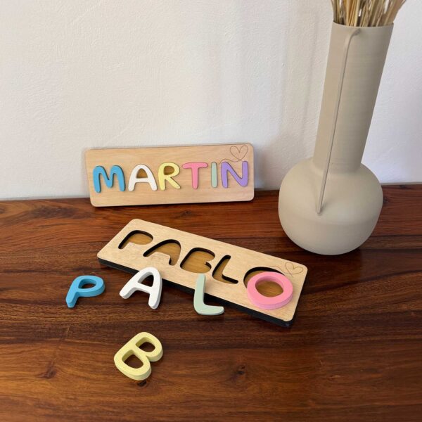 puzzle prénom en bois