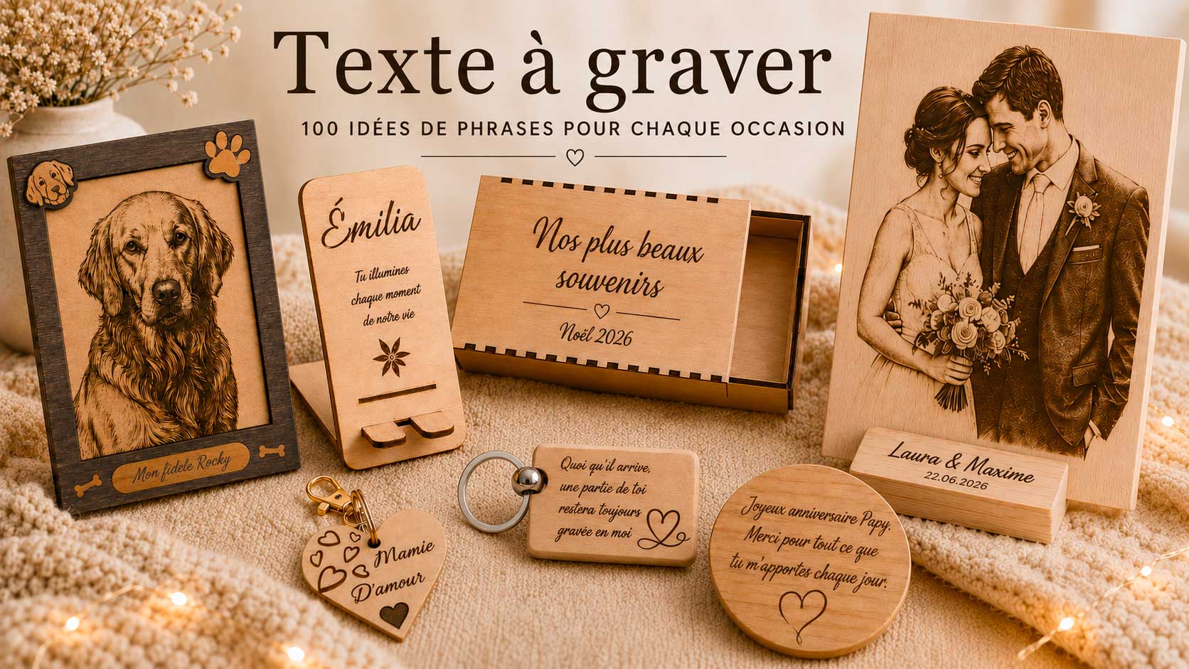 texte à graver